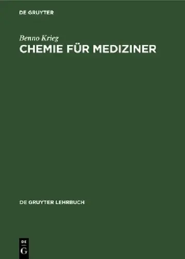 Cover of Chemie Für Mediziner