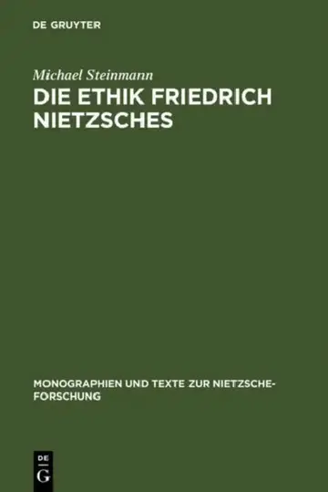 Cover of Die Ethik Friedrich Nietzsches