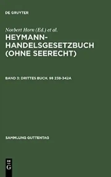 Cover of Drittes Buch. 238-342a