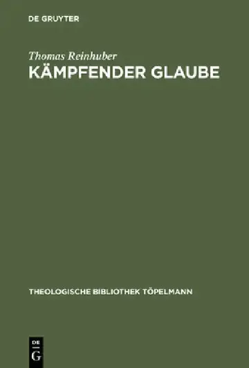 Cover of Kämpfender Glaube