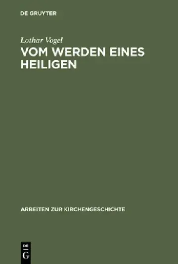Cover of Vom Werden eines Heiligen