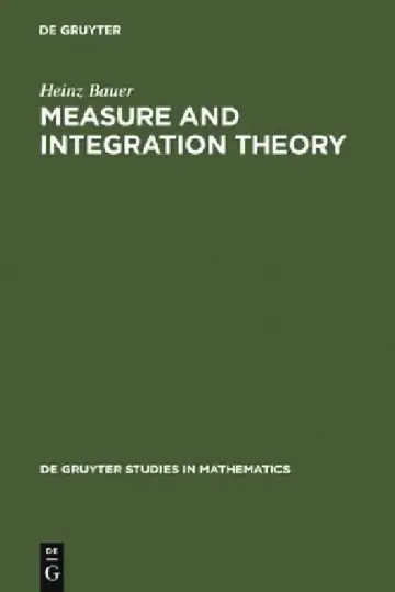 Cover of Measure and Integration Theory