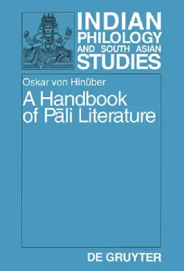 Cover of A Handbook of Pali Literature