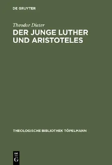 Cover of Der junge Luther und Aristoteles