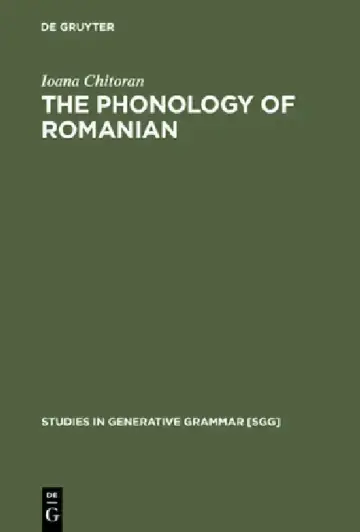 Cover of The Phonology of Romanian