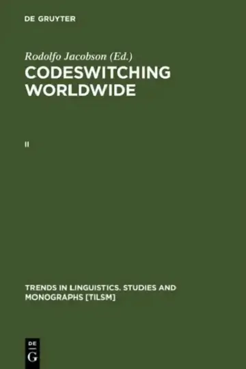 Cover of Codeswitching Worldwide. II