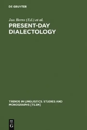 Cover of Present-day Dialectology