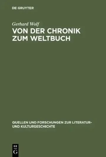 Cover of Von Der Chronik Zum Weltbuch