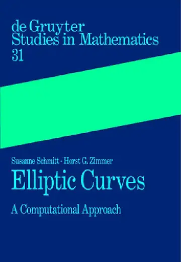 Cover of Elliptic Curves
