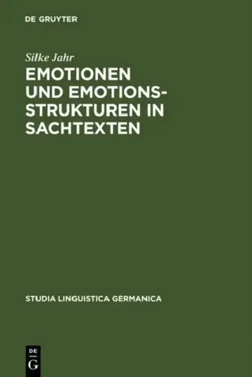 Cover of Emotionen und Emotionsstrukturen in Sachtexten