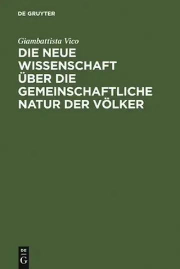Cover of Die Neue Wissenschaft Uber Die Gemeinschaftliche Natur Der Volker