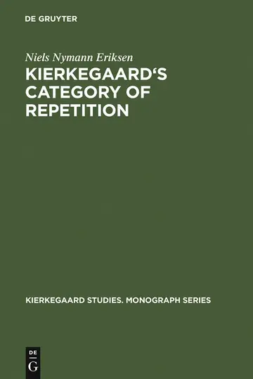 Cover of Kierkegaard's Category of Repetition