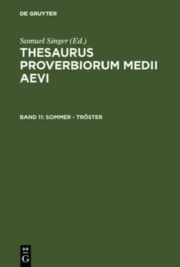 Cover of Sommer - Troster
