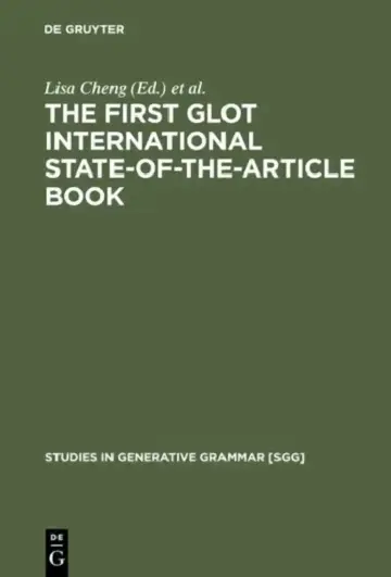 Cover of The First Glot International State-of-the-Article Book