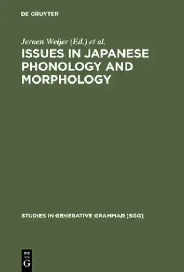 Cover of Issues in Japanese Phonology and Morphology