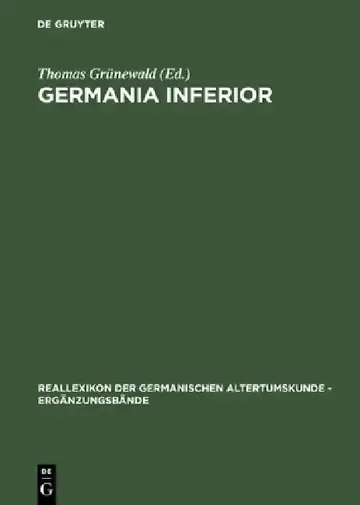 Cover of Germania inferior