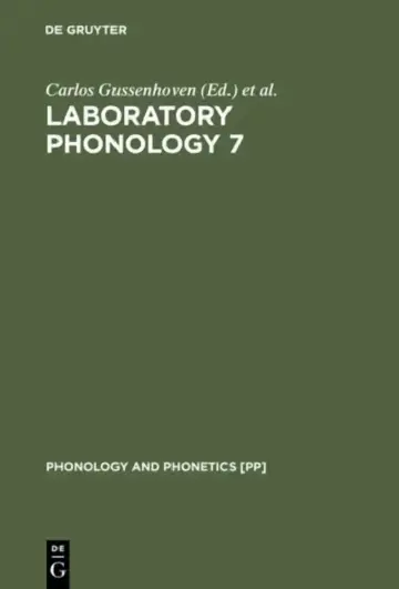 Cover of Laboratory Phonology 7