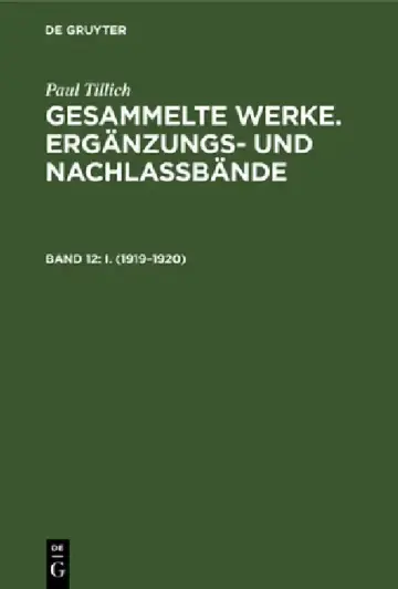 Cover of I. (1919-1920)