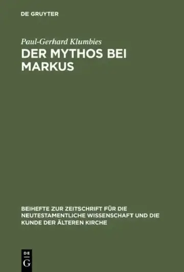 Cover of Der Mythos bei Markus