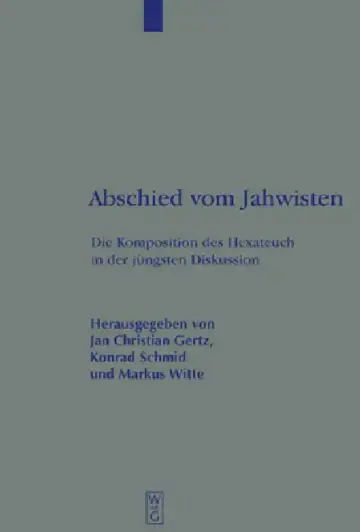Cover of Abschied vom Jahwisten