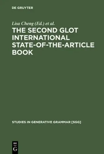 Cover of The Second Glot International State-Of-The-Article Book