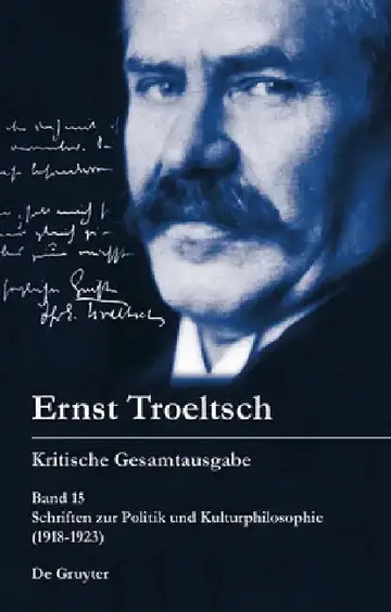 Cover of Schriften Zur Politik Und Kulturphilosophie (1918-1923)
