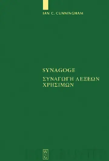 Cover of Synagoge