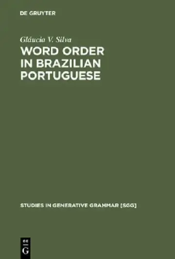 Cover of Word Order in Brazilian Portuguese