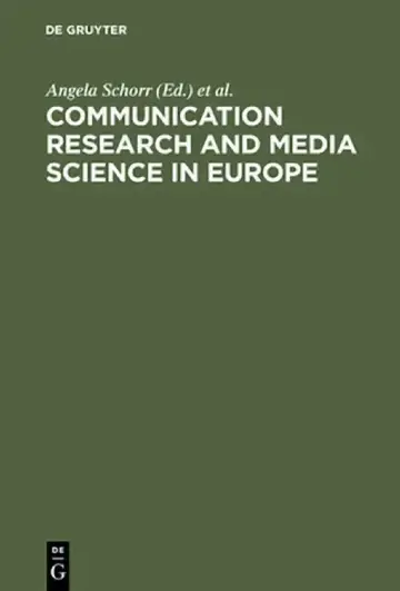 Cover of Communication Research and Media Science in Europe