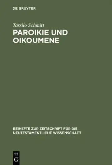 Cover of Paroikie und Oikoumene
