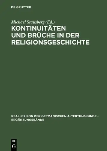 Cover of Kontinuitäten und Brüche in der Religionsgeschichte