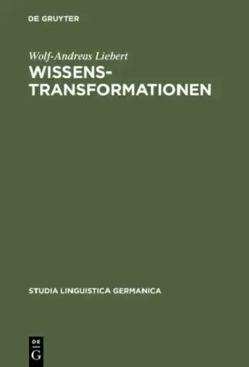 Cover of Wissenstransformationen