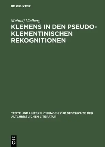 Cover of Klemens in den pseudoklementinischen Rekognitionen