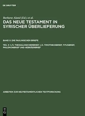 Cover of 1./2. Thessalonicherbrief, 1./2. Timotheusbrief, Titusbrief, Philemonbrief Und Hebräerbrief