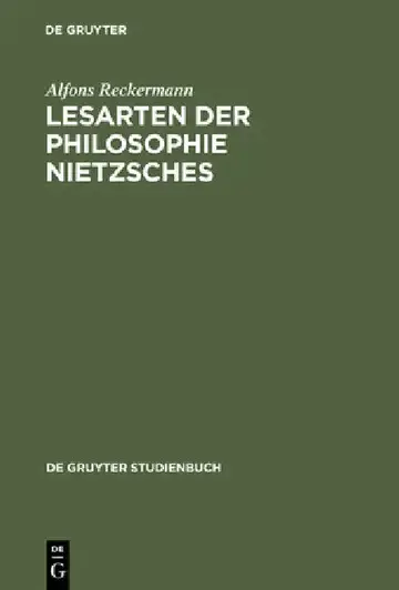 Cover of Lesarten der Philosophie Nietzsches