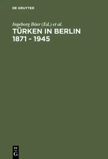 Cover of Turken in Berlin 1871 - 1945