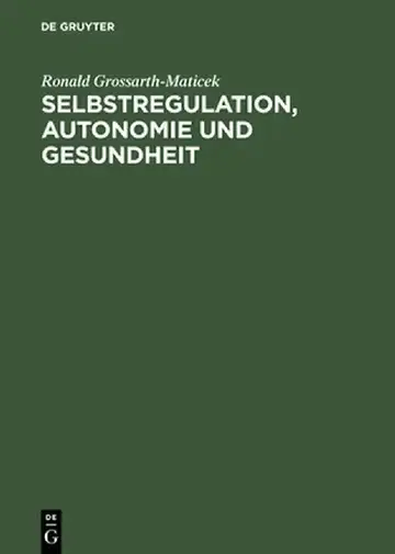 Cover of Selbstregulation, Autonomie Und Gesundheit