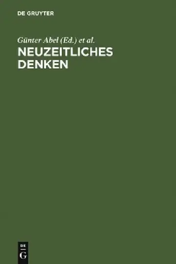 Cover of Neuzeitliches Denken