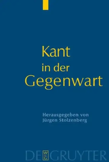 Cover of Kant in der Gegenwart