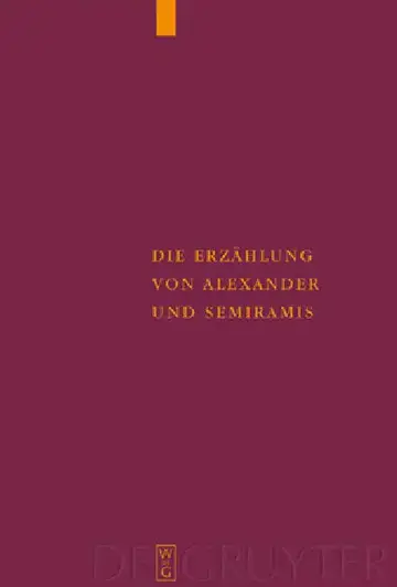 Cover of Die Erzählung von Alexander und Semiramis