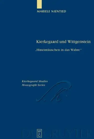 Cover of Kierkegaard Und Wittgenstein
