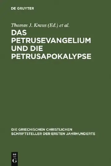 Cover of Das Petrusevangelium Und Die Petrusapokalypse