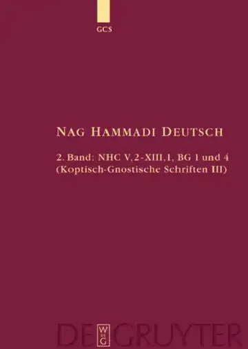 Cover of Nhc V,2-Xiii,1, Bg 1 Und 4