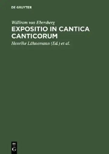 Cover of Expositio in Cantica Canticorum