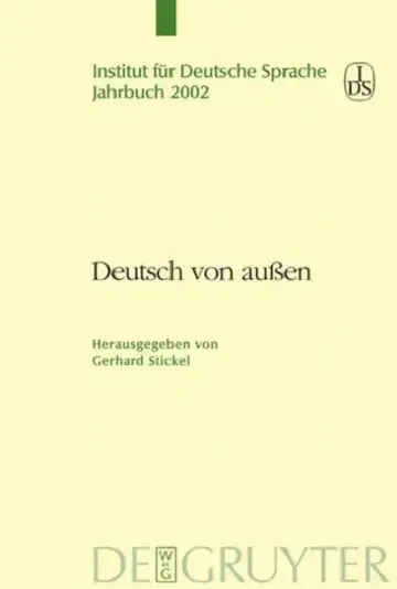 Cover of Deutsch Von Außen