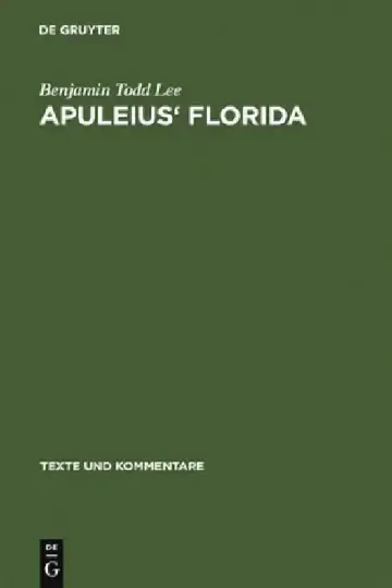 Cover of Apuleius' Florida