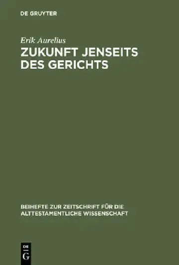 Cover of Zukunft jenseits des Gerichts