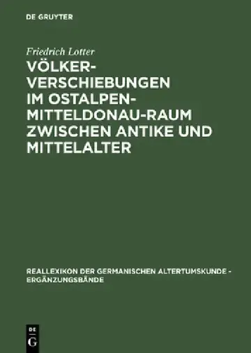 Cover of Völkerverschiebungen im Ostalpen-Mitteldonau-Raum zwischen Antike und Mittelalter