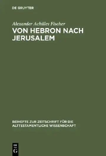 Cover of Von Hebron nach Jerusalem
