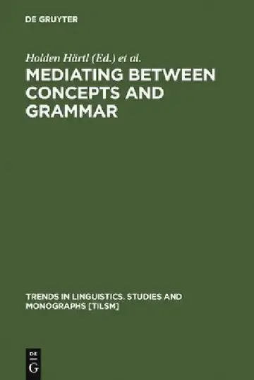Cover of Mediating Between Concepts and Grammar